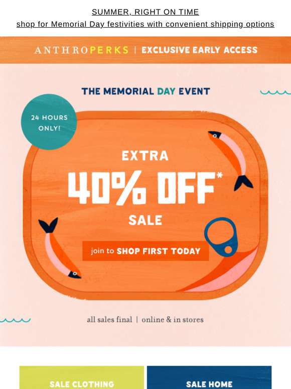 24-HR Exclusive: EXTRA 40% Off Sale