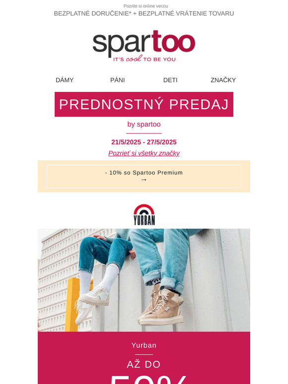 EXKLUZÍVNA PONUKA❤️, 7 dní VÝNIMOČNÝCH CIEN! Zľavy až do -50 % na značky Yurban, Desigual, Rieker, MICHAEL Michael Kors a Quiksilver s doručením zdarma