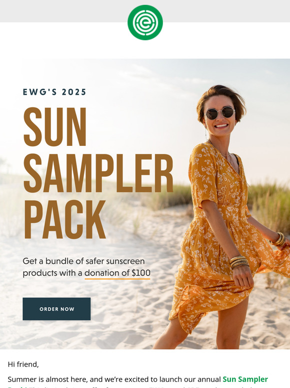 It’s back! EWG’s Sun Sampler