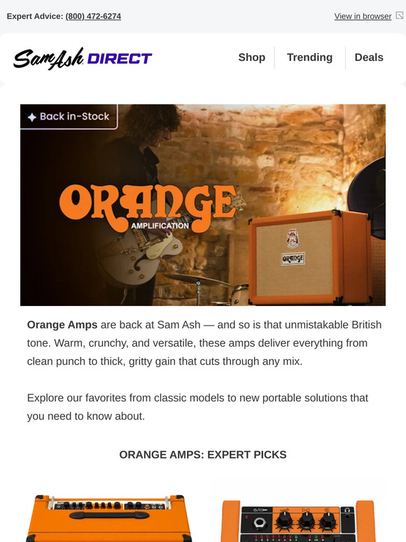 The World’s Most Recognizable Guitar Amps: Orange is Back