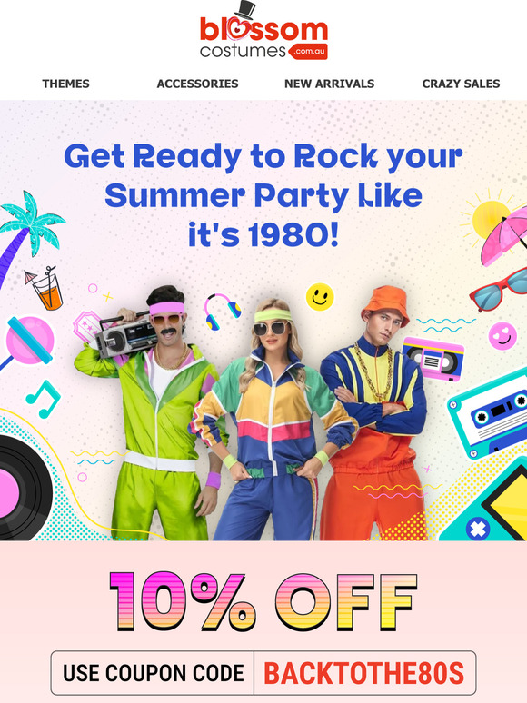 🕶️ Rock the 80s This Summer & Get 10% Off!