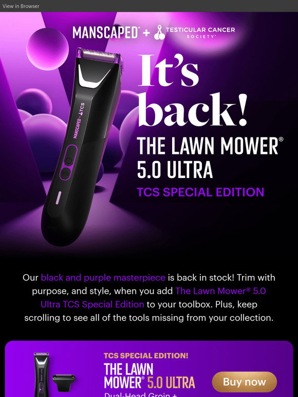 Mascaped Razor Pu Rple Manscaped: Add some purple to your toolbox | Milled