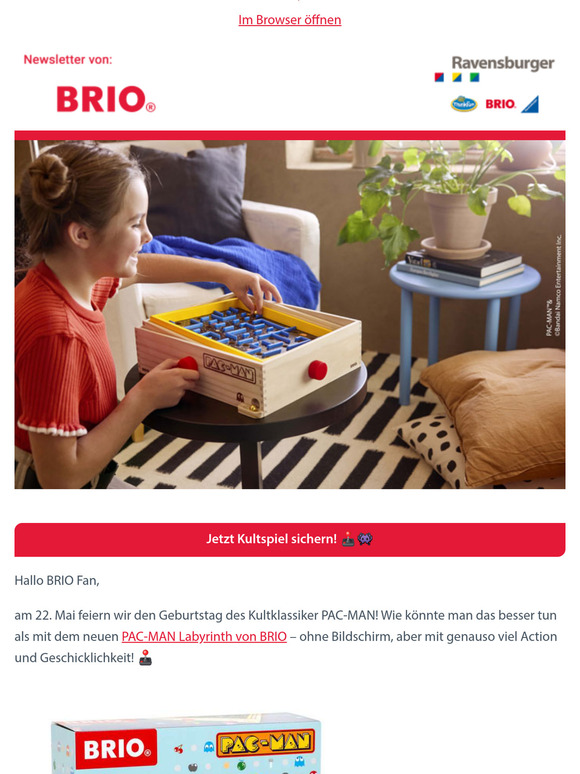 👾Feiere den PAC-MAN Day mit BRIO!🟡