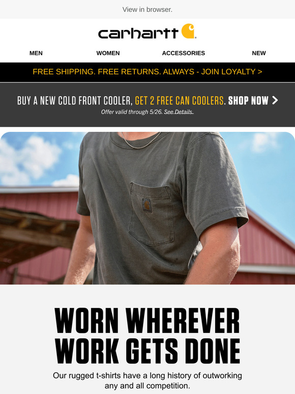 The roughest, toughest t-shirts around.