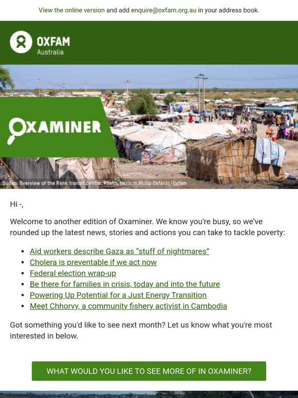 Gaza update, cholera crisis, election wrap-up and more