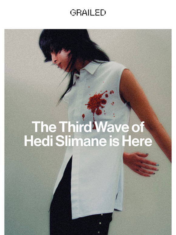 Hedi Slimane is Back