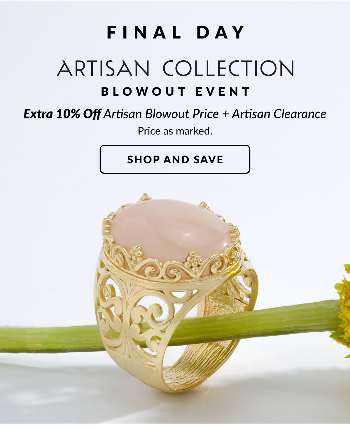 Extra 10% Off Artisan Blowout Price