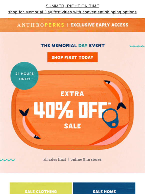 Exclusive Early Access: EXTRA 40% Off Sale