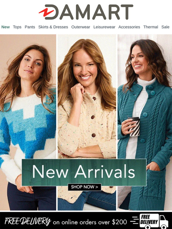 Discover NEW ARRIVALS from Our Winter Collection!
