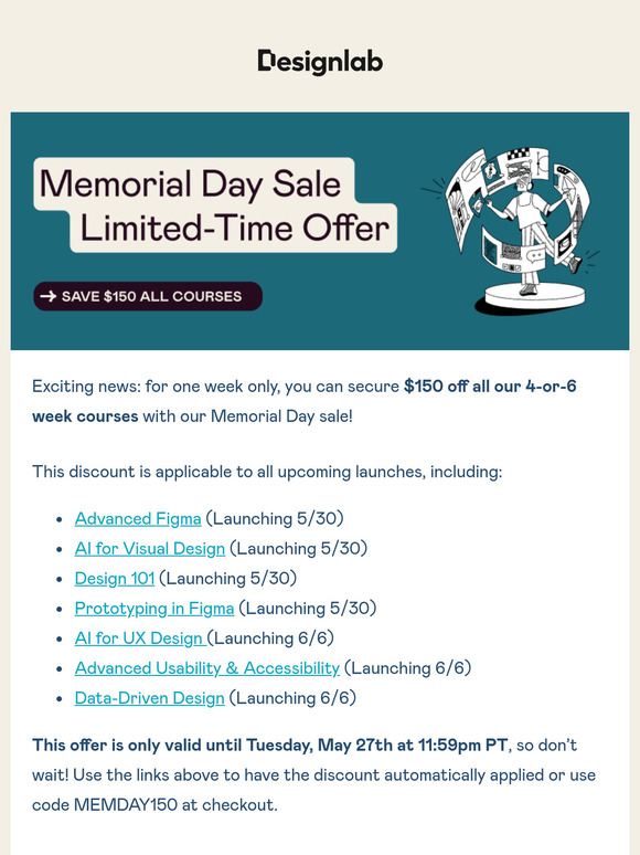 ⭐ Our Memorial Day sale starts today