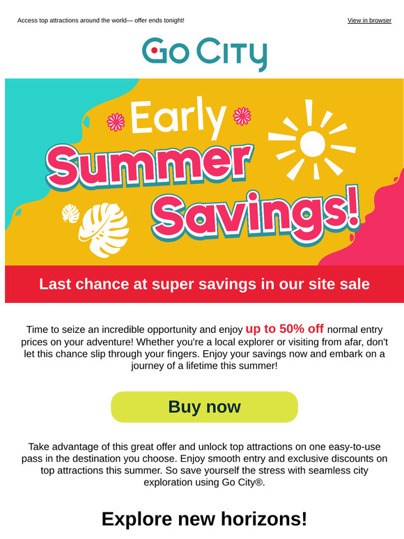 ⌛💸 Time's ticking away: Save on your passes now!