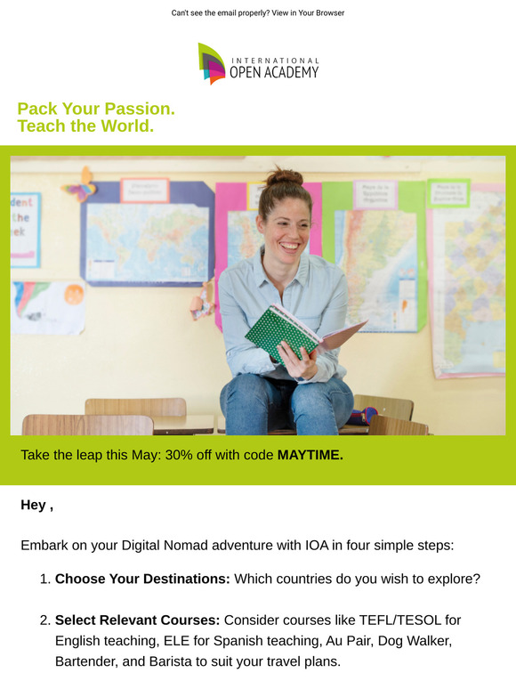 💻 Digital Nomad Starter Kit at IOA – 30% Off
