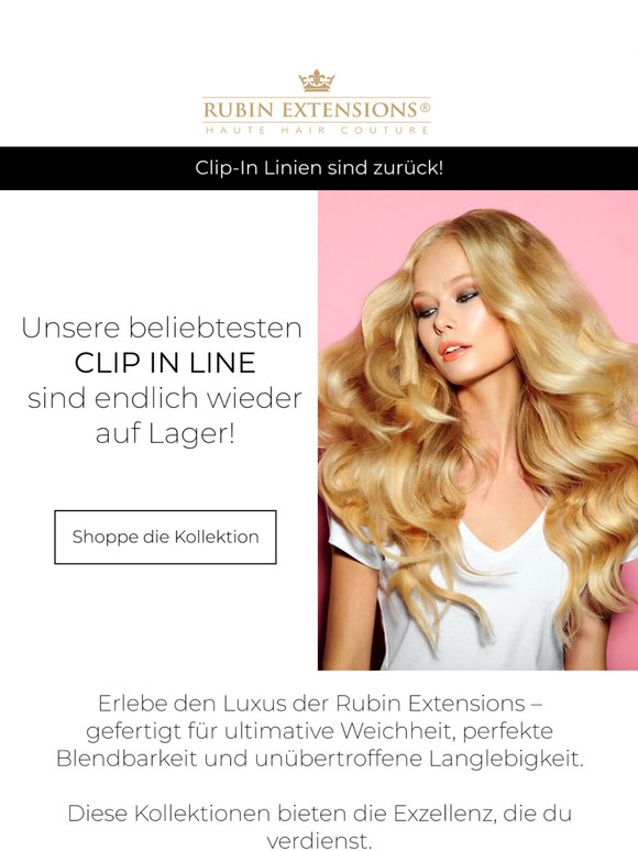 Erlebe den Luxus der Rubin Extensions