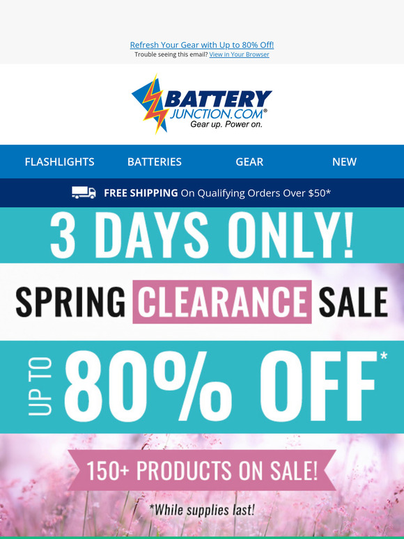 Spring Into Action – Up to 80% Off Deals Are Blooming! 🌸