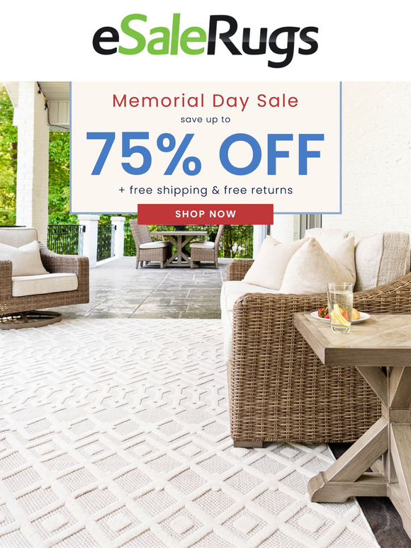 Celebrate Memorial Day with Up to 75% Off – Shop Now Before It’s Over!
