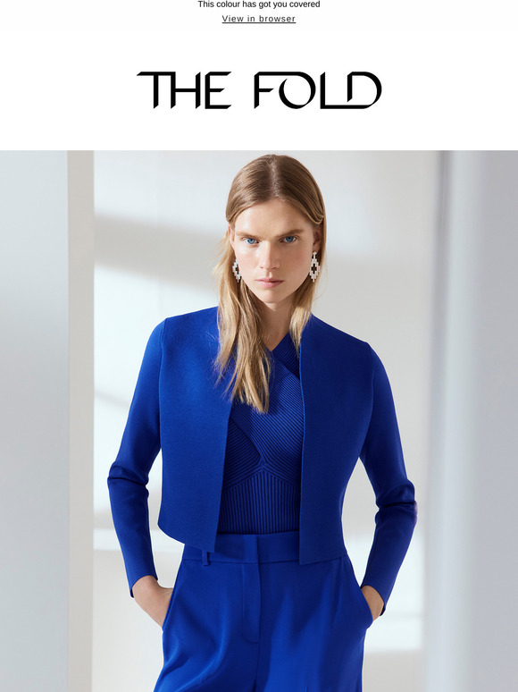 Set the tone in vibrant blue