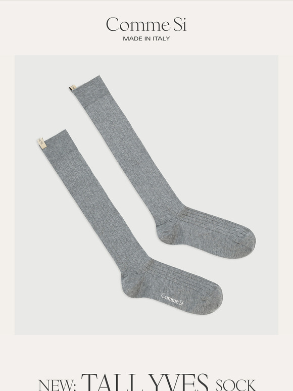 Just In: The Tall Yves Sock