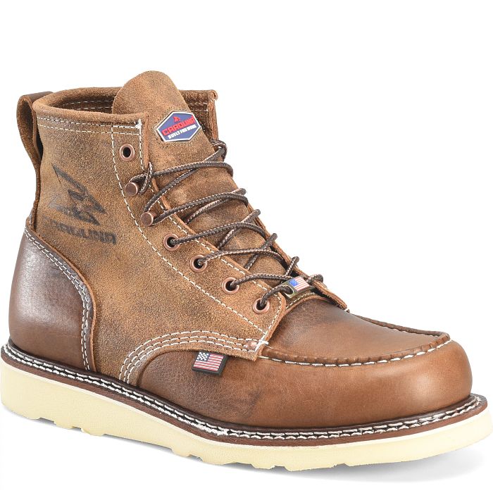 Shop Amp 6" Roughout Steel Toe boot in brown