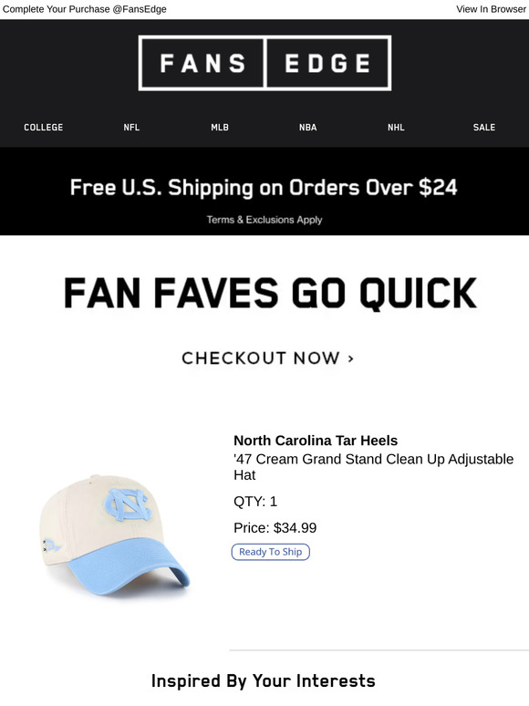 Your Shopping Cart Is Ready.