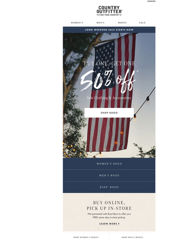 Weekend Sale Starts Now
