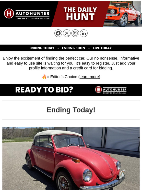 Daily Hunt: Act fast! This 2004 Ford Mustang Mach 1 ends today.