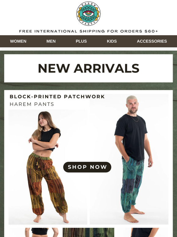 ❤️‍🔥New Patchwork Pants + Scarves just dropped