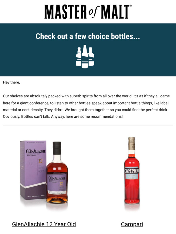 So, want a drinks recommendation?