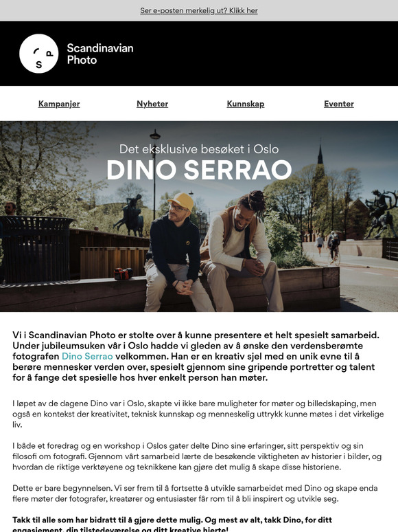 Recap: Dino Serraos besøk i Oslo! ✨