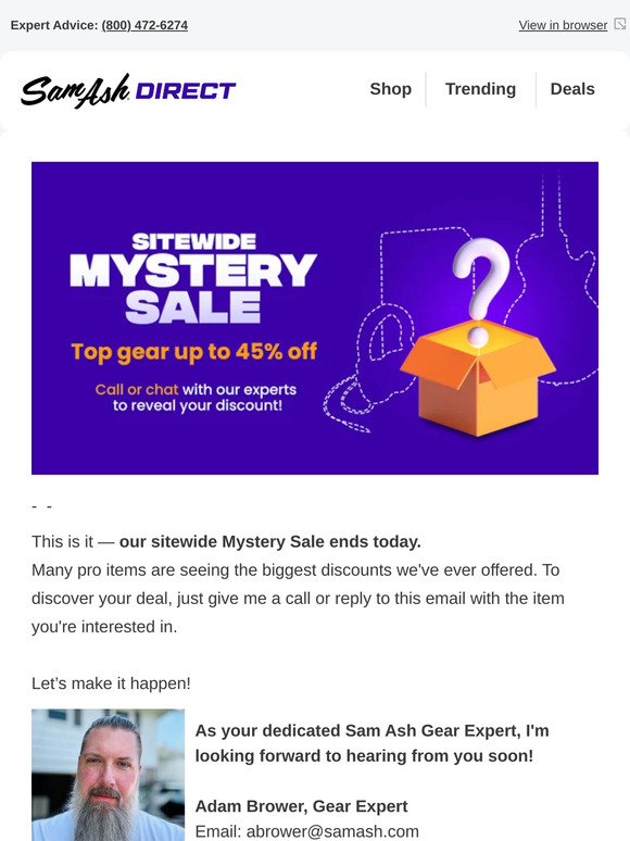 Last Chance to Unlock Your Massive Mystery Discount