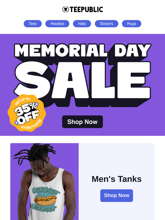Tank Tops starting at $15!