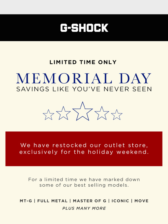 Holiday Weekends Mean New Savings