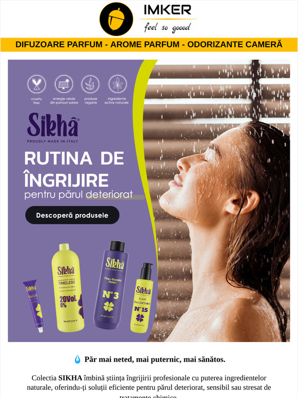 Sikha 🧴 Rutina de îngrijire pentru părul deteriorat