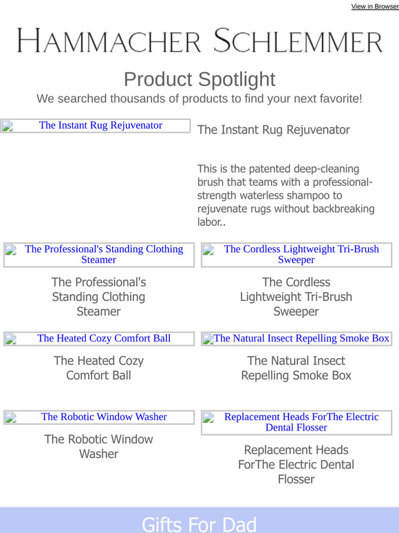 Product Spotlight: The Instant Rug Rejuvenator & More