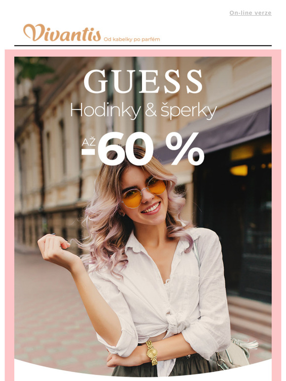 GUESS 💎 Hodinky a šperky so zľavou až 60 %