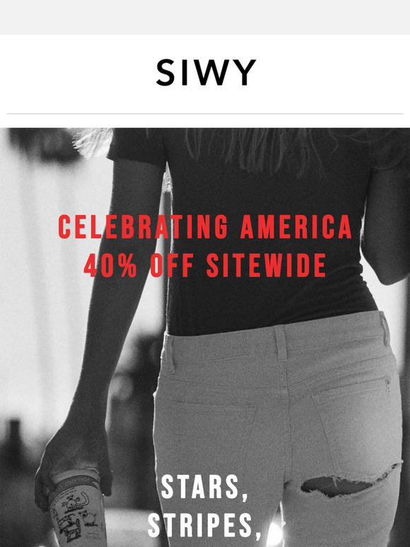 Celebrating America with 40% Off Sitewide