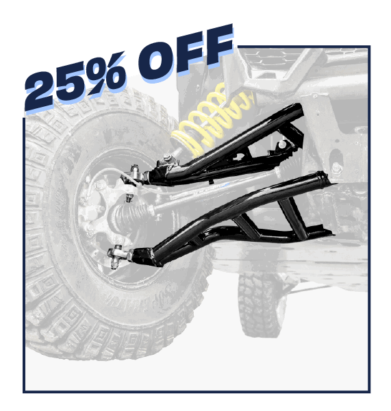 25% off A-Arms