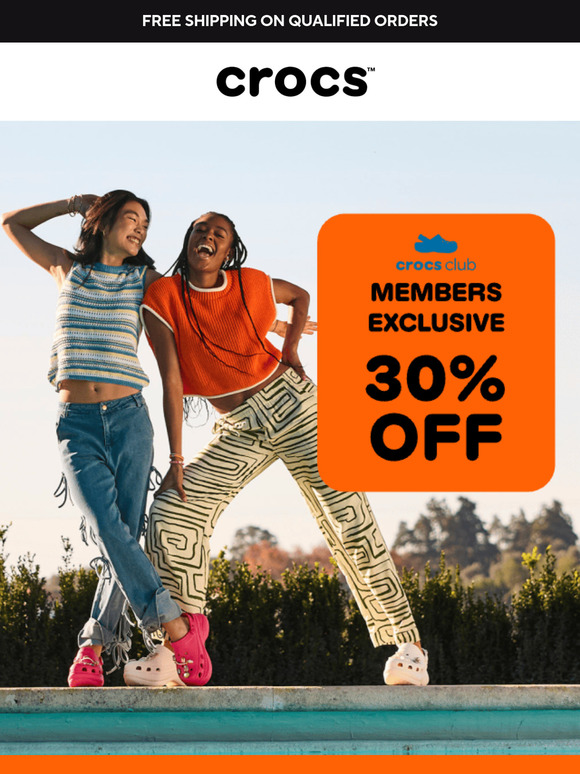 The Crocs Club Member's Sale is LIVE 🔥