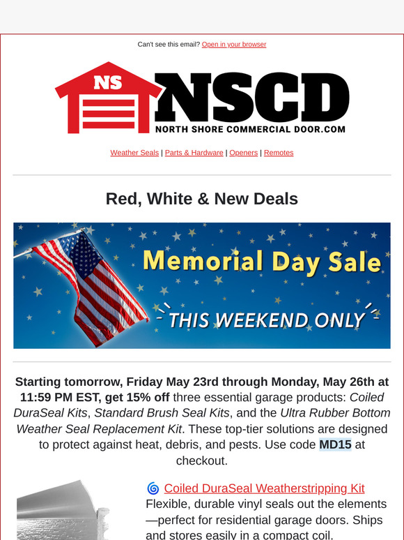 Gear Up for Memorial Day 🇺🇸
