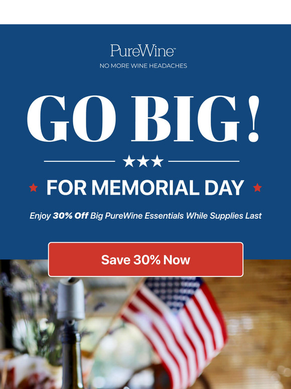 Save BIG with Our Memorial Day Sale ❤️🤍💙