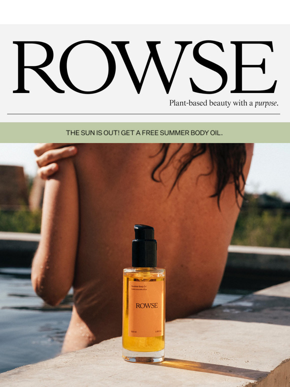 The Sun Is Out! Get a FREE Summer Body Oil ☀️