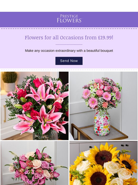 Make all Occasions Extraordinary!💐