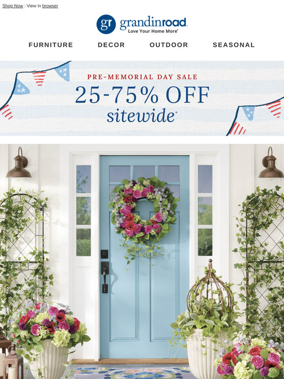 Welcome guests with the season's best