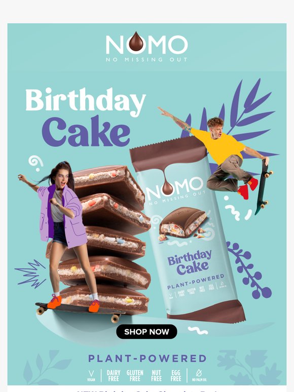 Birthday Cake Has Landed  🍫