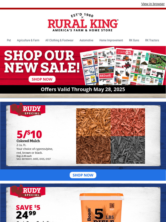 Rudy's Summer Savings Begin! Not 1, or 2, or Even 3 Rudy's - 19 Hot Rudy Deals!