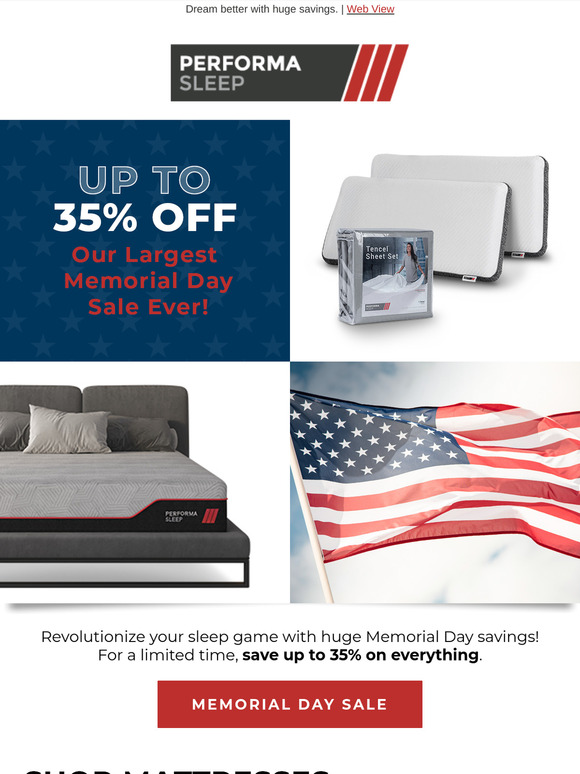🇺🇸 Memorial Day Sale: Up to 35% Off!
