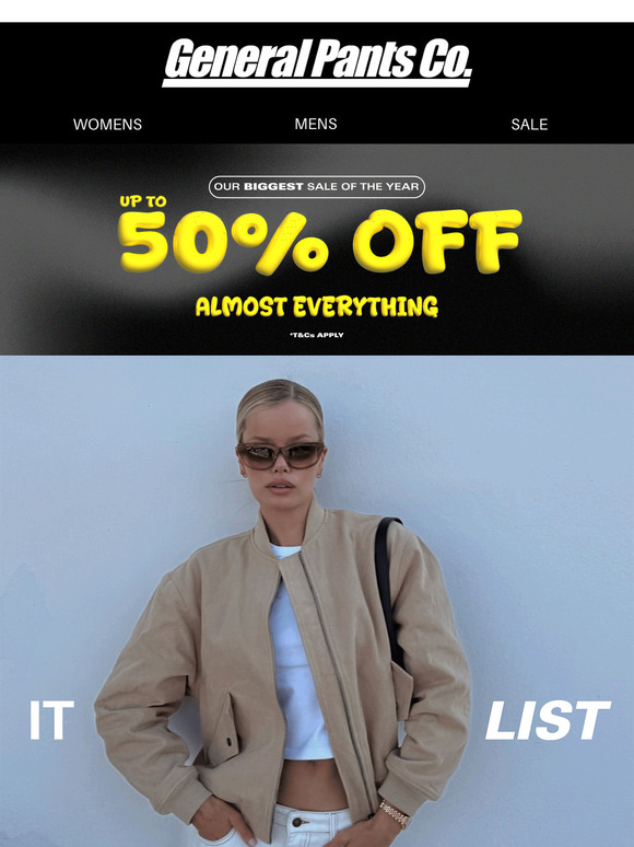 SHOP UP TO 50% OFF - Limited Time!