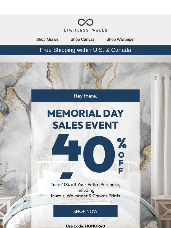 🎉 It’s On! 40% OFF Memorial Day Sale Starts Now