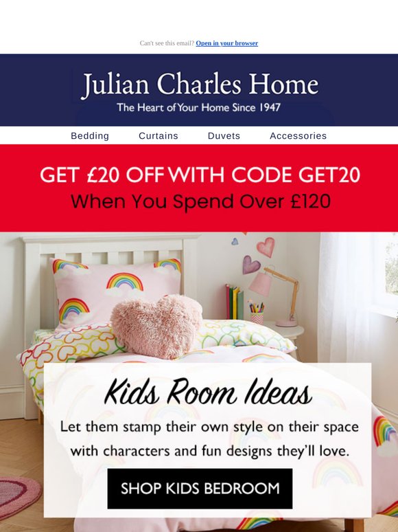 Give the kids' rooms a refresh this half term