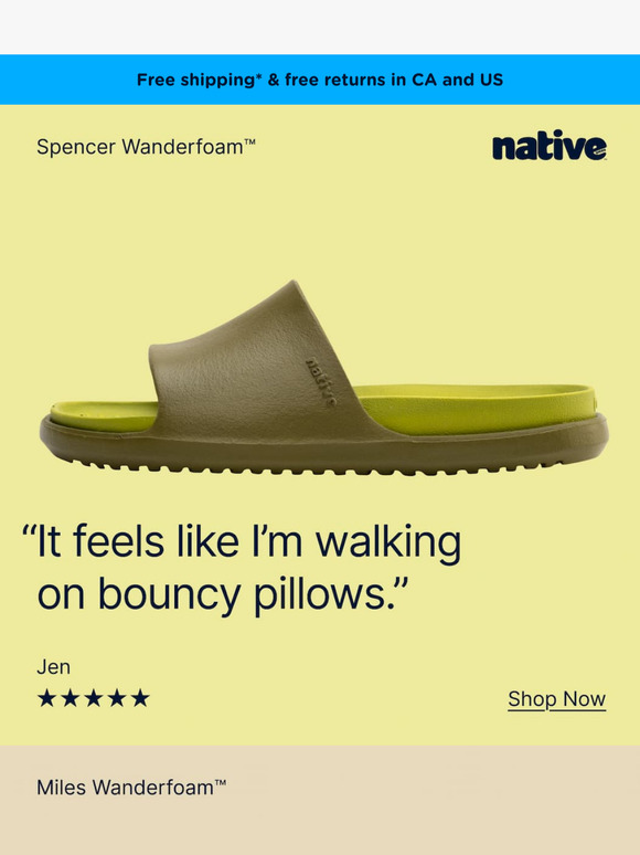 People are talking about Wanderfoam™