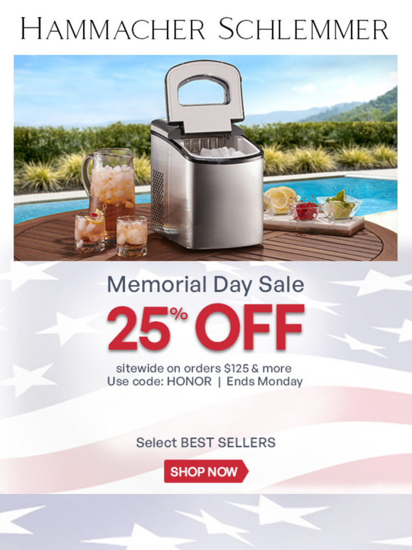 Celebrate This Memorial Day with 25% Off!